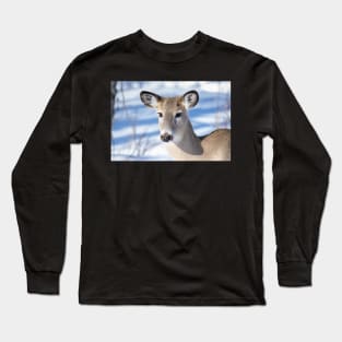 Young Deer with amazing eyes. Long Sleeve T-Shirt